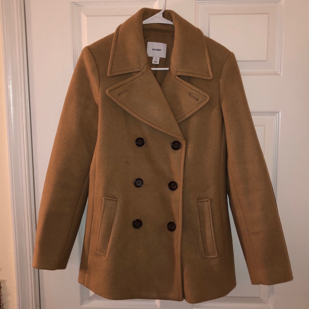 Tan pea coat